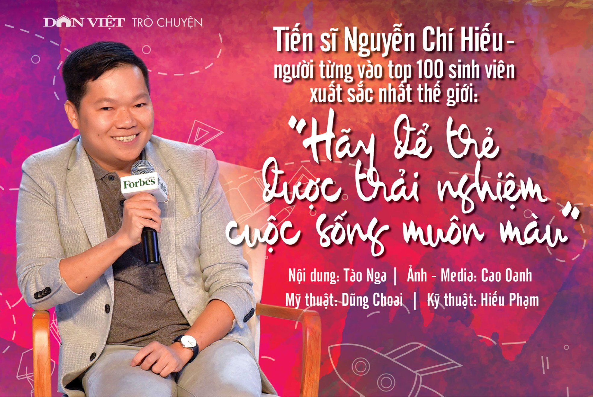 [Dân Việt] TS Nguyễn Chí Hiếu: "Hãy để trẻ được trải nghiệm cuộc sống muôn màu"